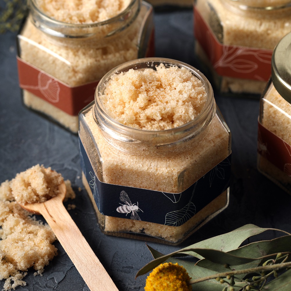 Lemon Honey Sugar Scrub Project image number null